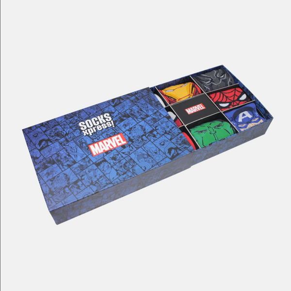 Marvel Superhero Socks Collection – Pack of 8