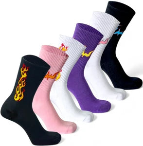 Men & Women Self Design Calf Length  (Pack of 6)