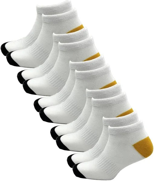 White Onn. Men's Mid Length Socks (pack of 5)